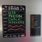 Weekly Meal Planner Magnetic Dry Erase for Refrigerator 8.5x12 Inch Magnetic Chalkboard Menu for Fridge Magnet Dry Erase Chalk Board Kitchen Blackboard Meal Prep Planner Black Meal Planner